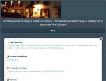 Tablet Screenshot of andlau-restaurant.com
